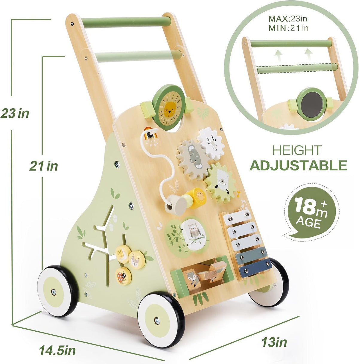 Wooden Baby Walker 18M+ R6187