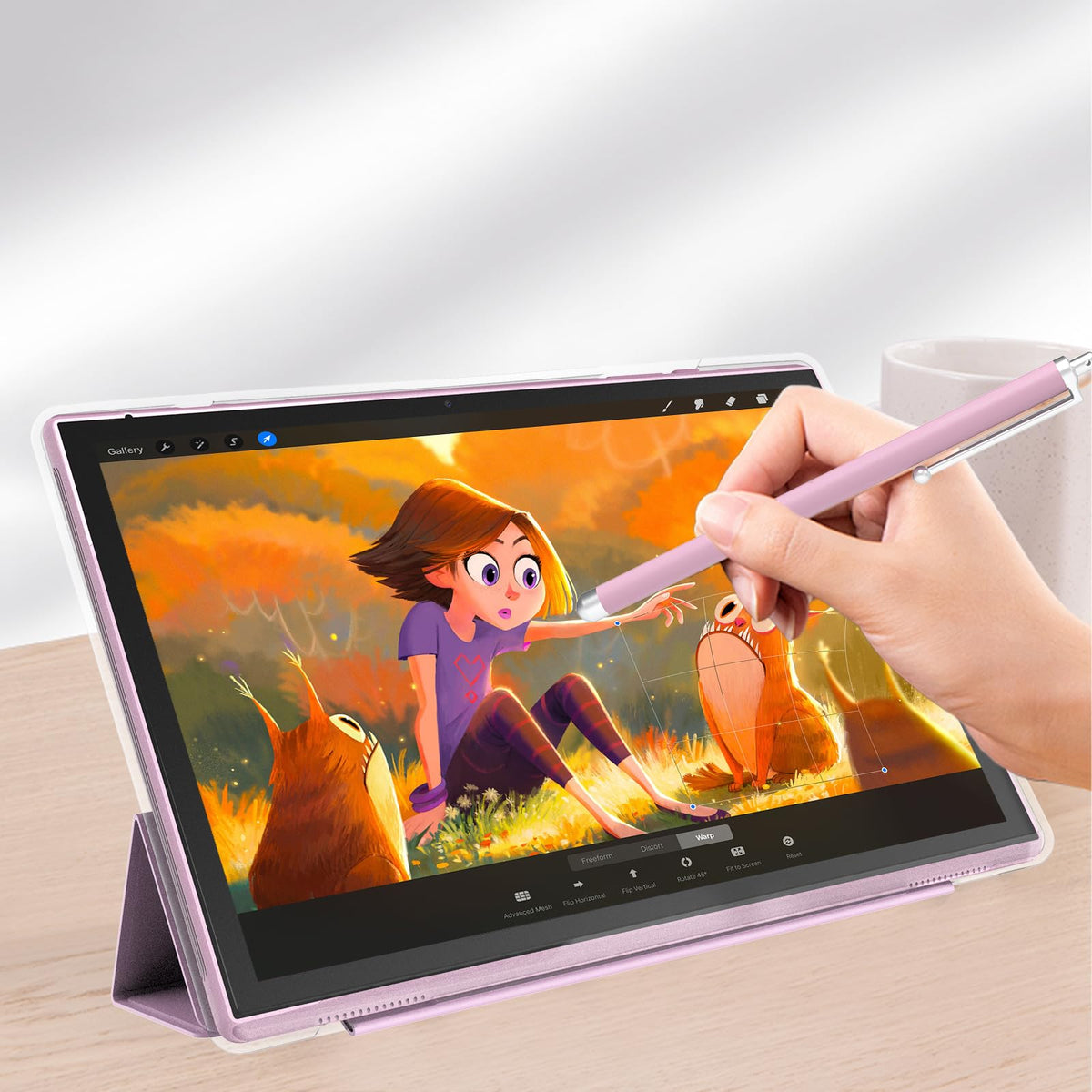 10 Inch Android Tablet with Case Stylus 8GB RAM 32GB ROM I268979