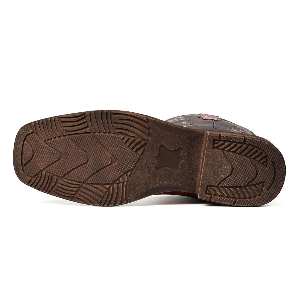 Cowboy Boots for Men Caiman Tail Print E55396