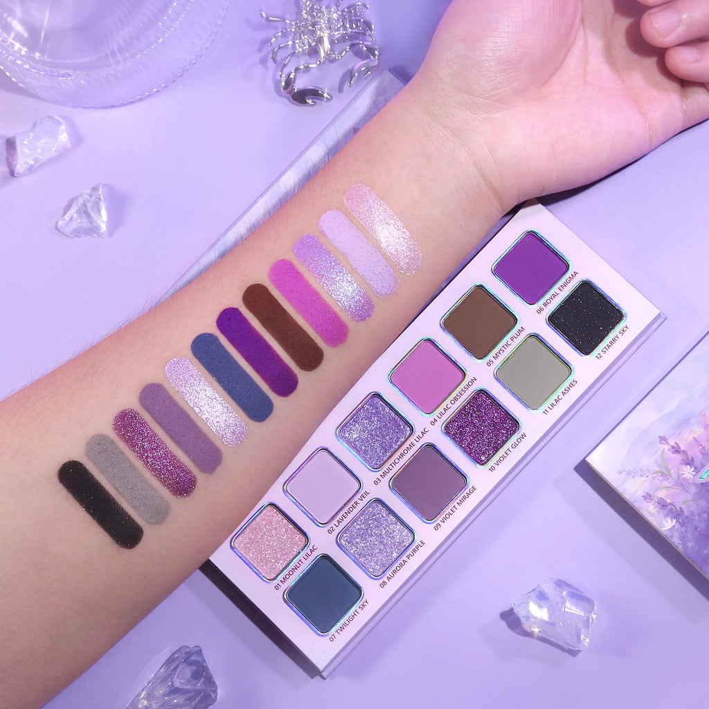Pigmented Matte Shimmer Eyeshadow Palette V170