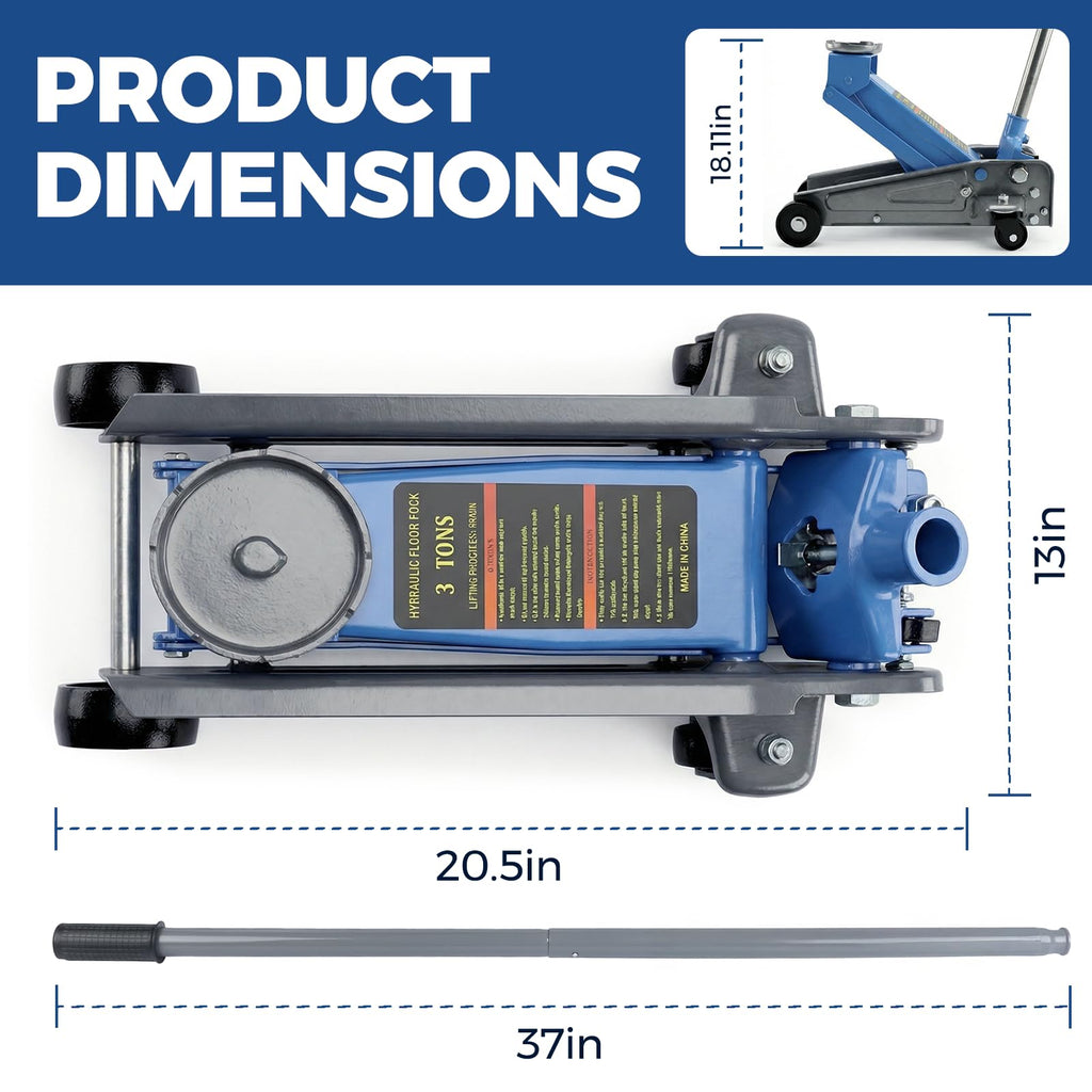 3Ton Hydraulic Floor Jack X954