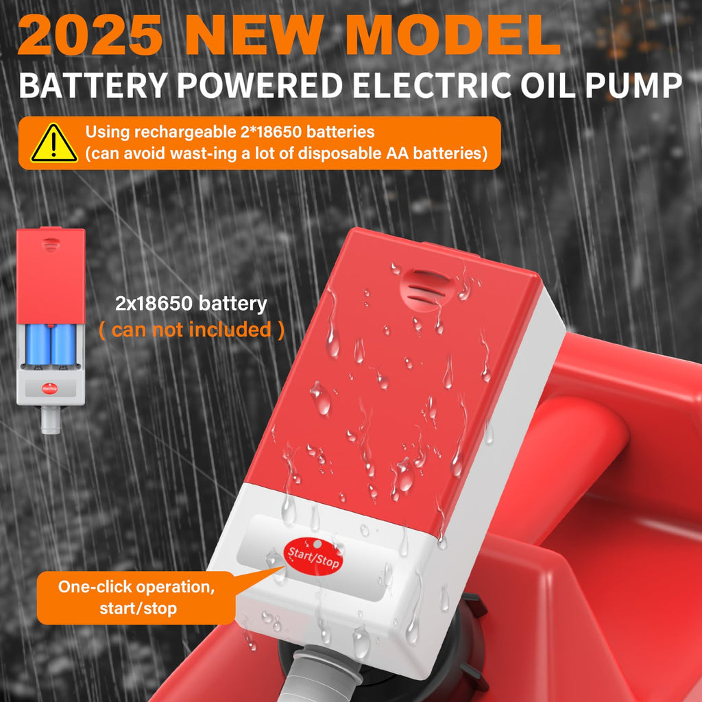 Portable Automatic Fuel Transfer Pump with Auto Stop Sensor and Hose V907