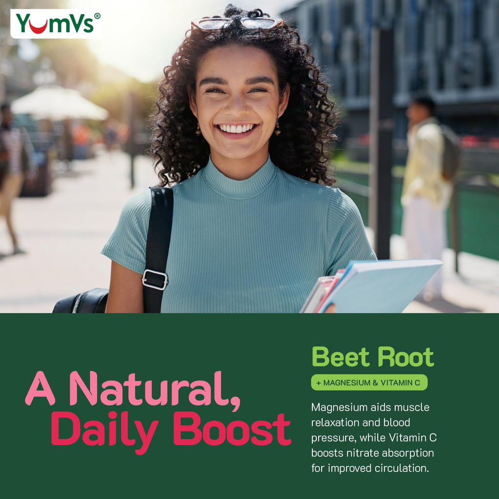 Beet Root Gummies with Magnesium & Vitamin C 60 Count T15087