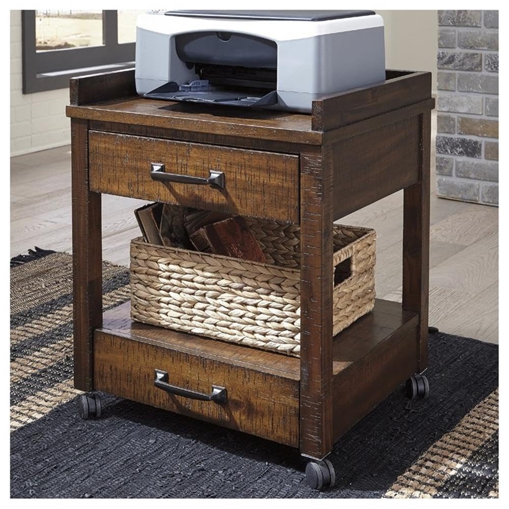 Rolling Printer Stand with Storage Y126