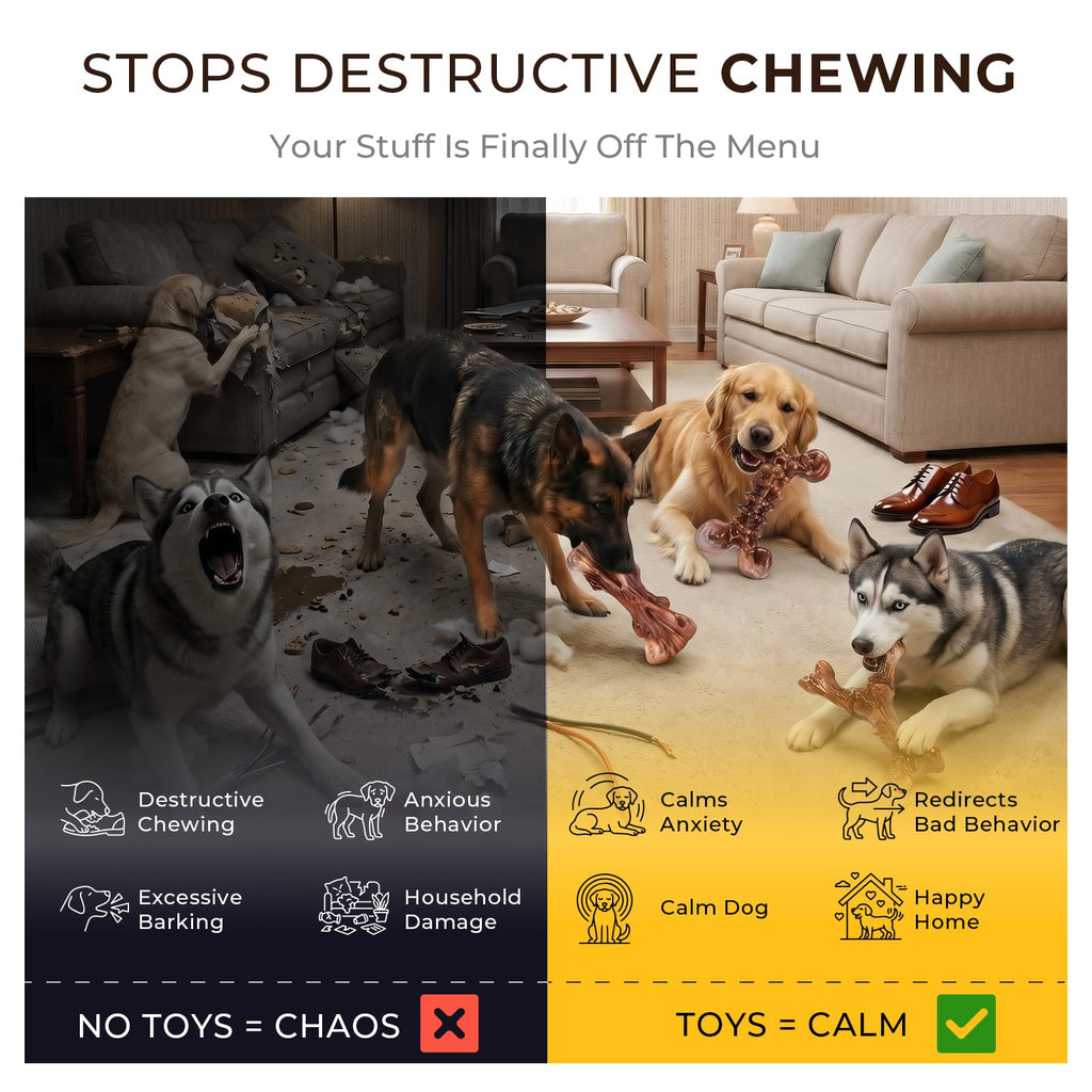 3-Pack Dog Chew Toys L9655