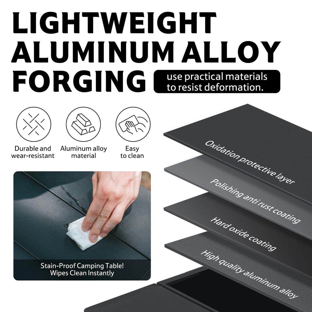 Portable Lightweight Folding Camping Table C509446