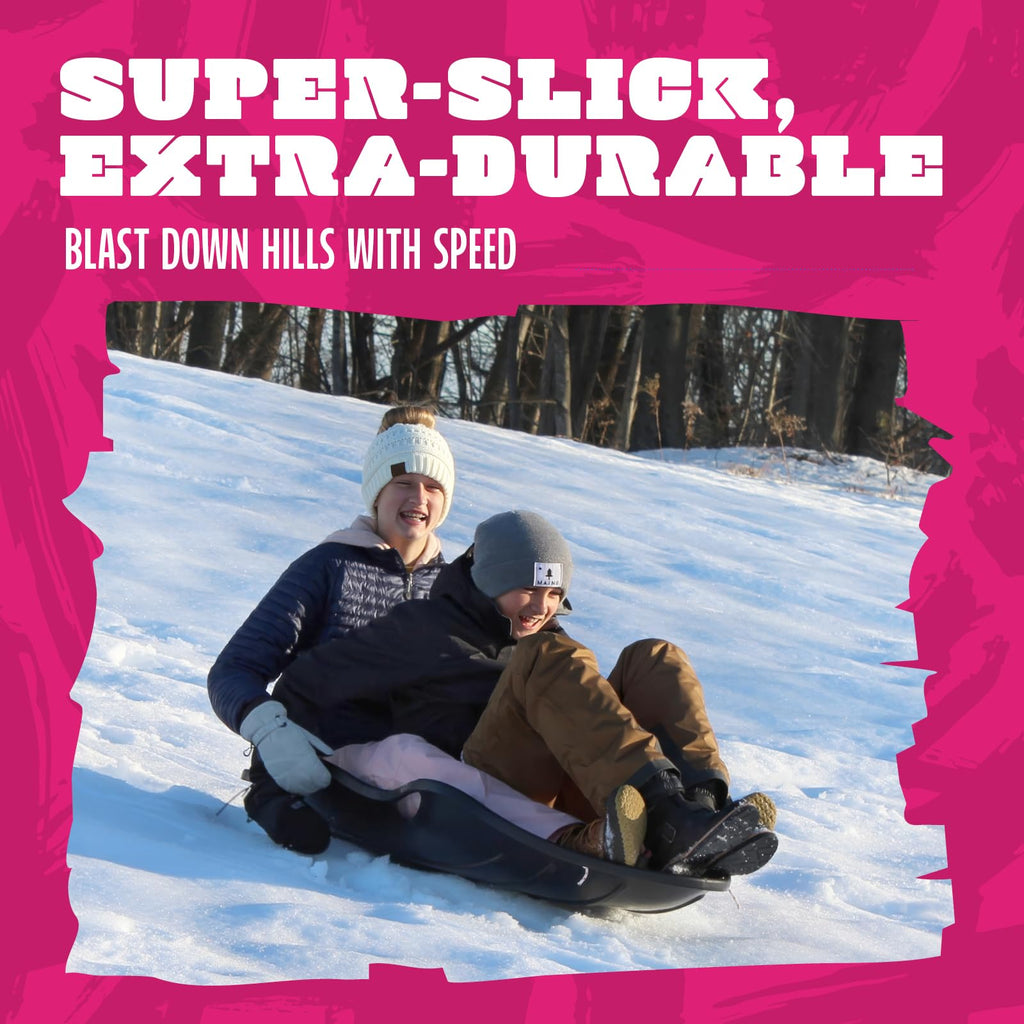 48" 2-Person Plastic Sled with Cushioned Pad S35218