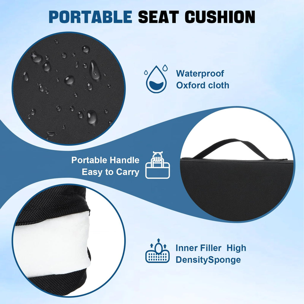 2 Pcs Stadium Seat Cushions with Handle U3958