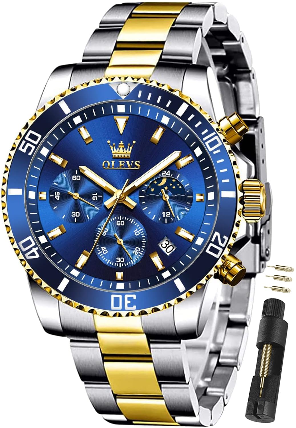 Diamond Business Dress Stainless Steel Watch D1413