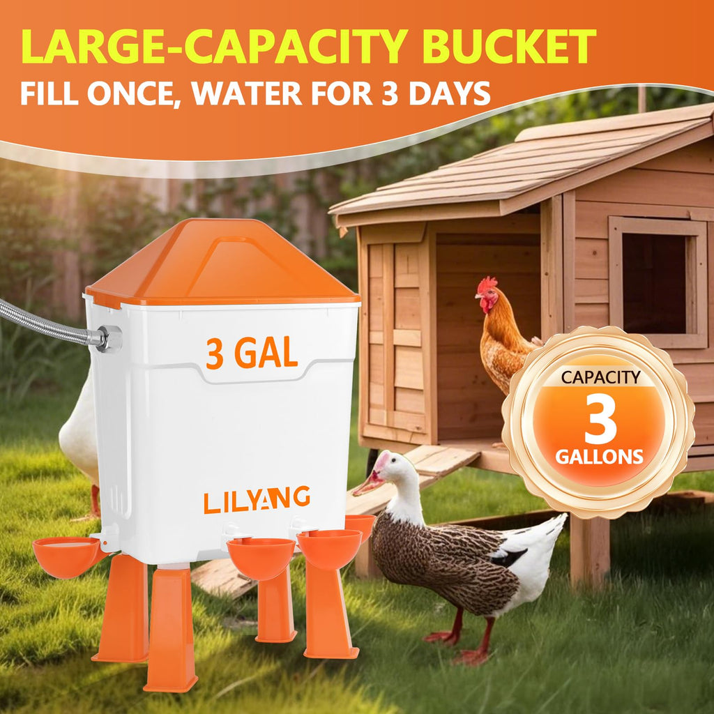 Automatic Chicken Waterer 3 Gallon O8447