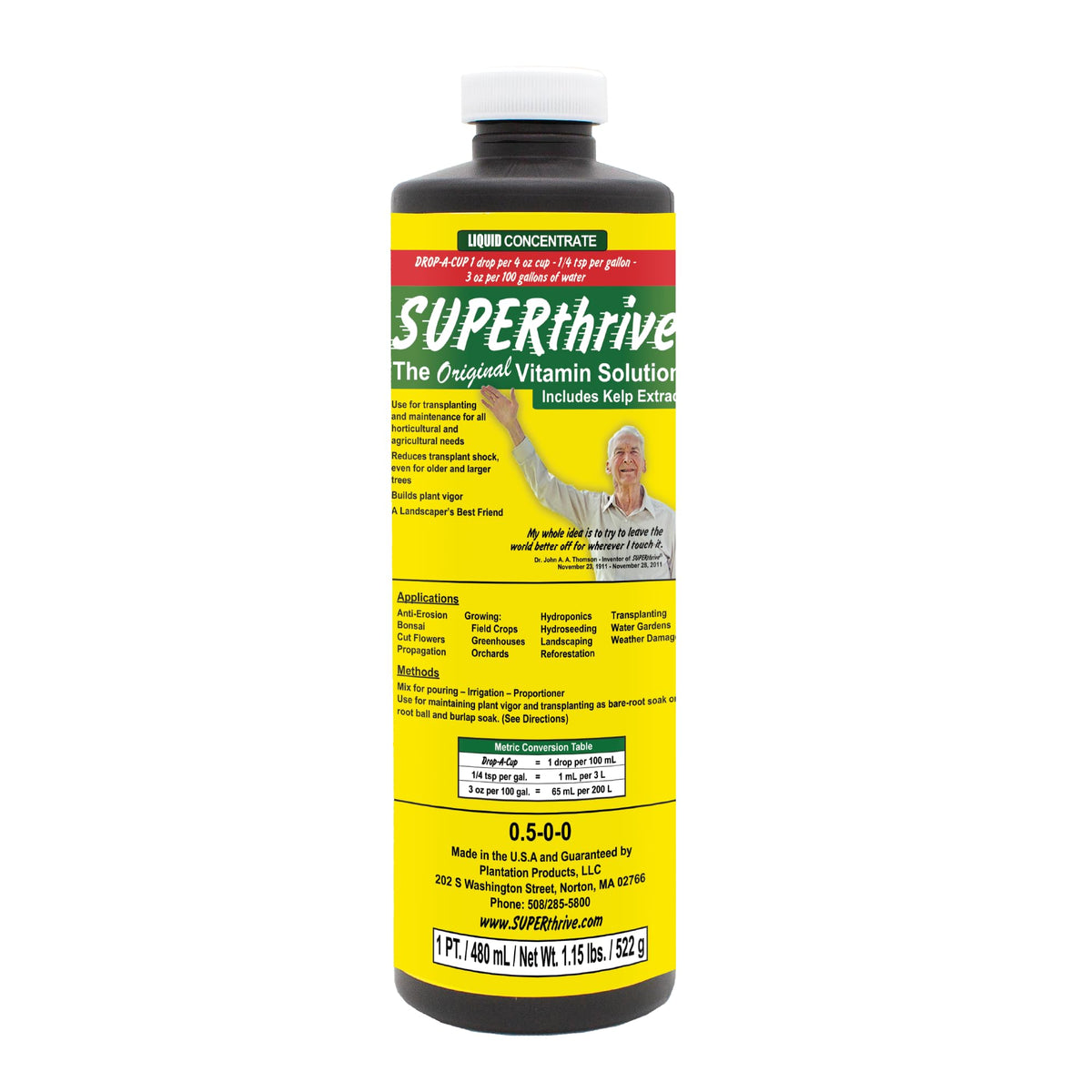 Vitamin Solution with Kelp Liquid Concentrate 1 Pint K8720