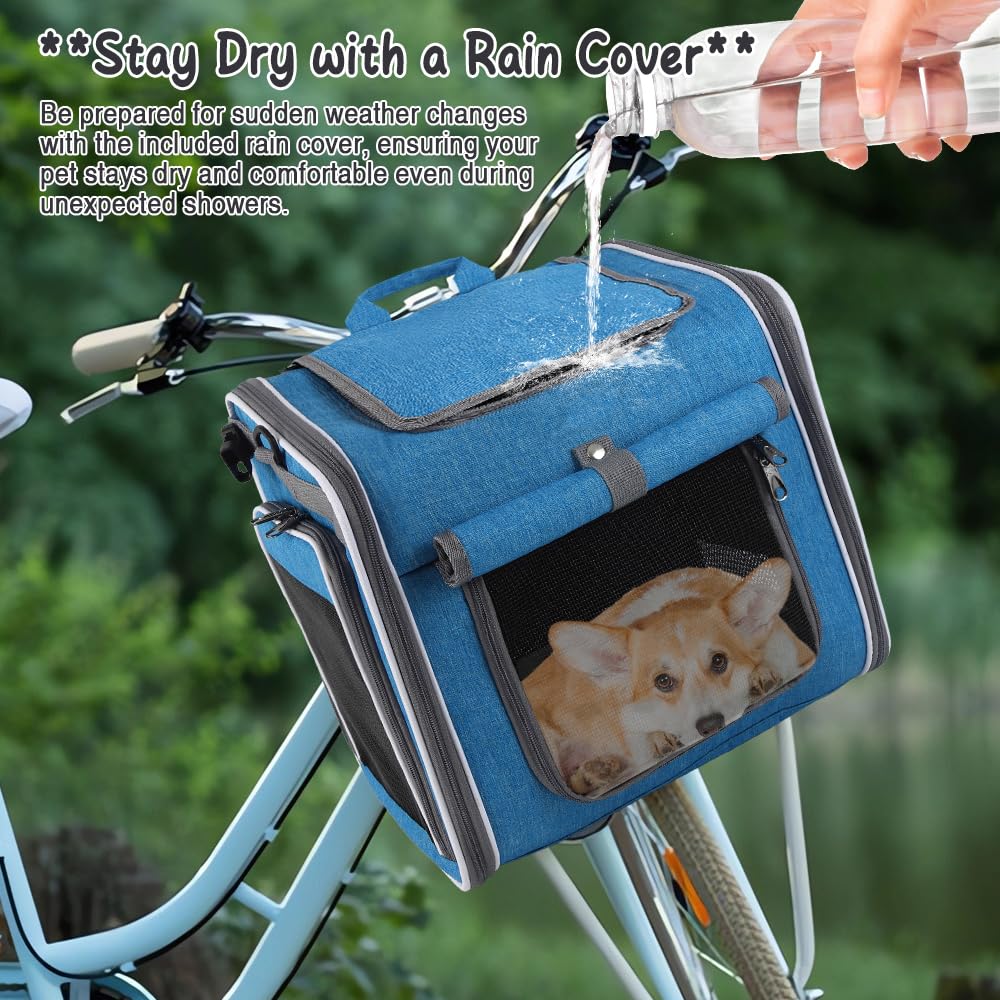 Expandable Foldable Dog Bike Basket Carrier K6818