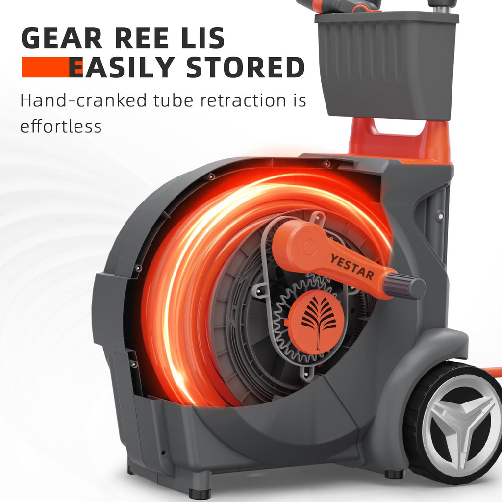 Hand-Crank Garden Hose Reel 5/8" x 100ft M564