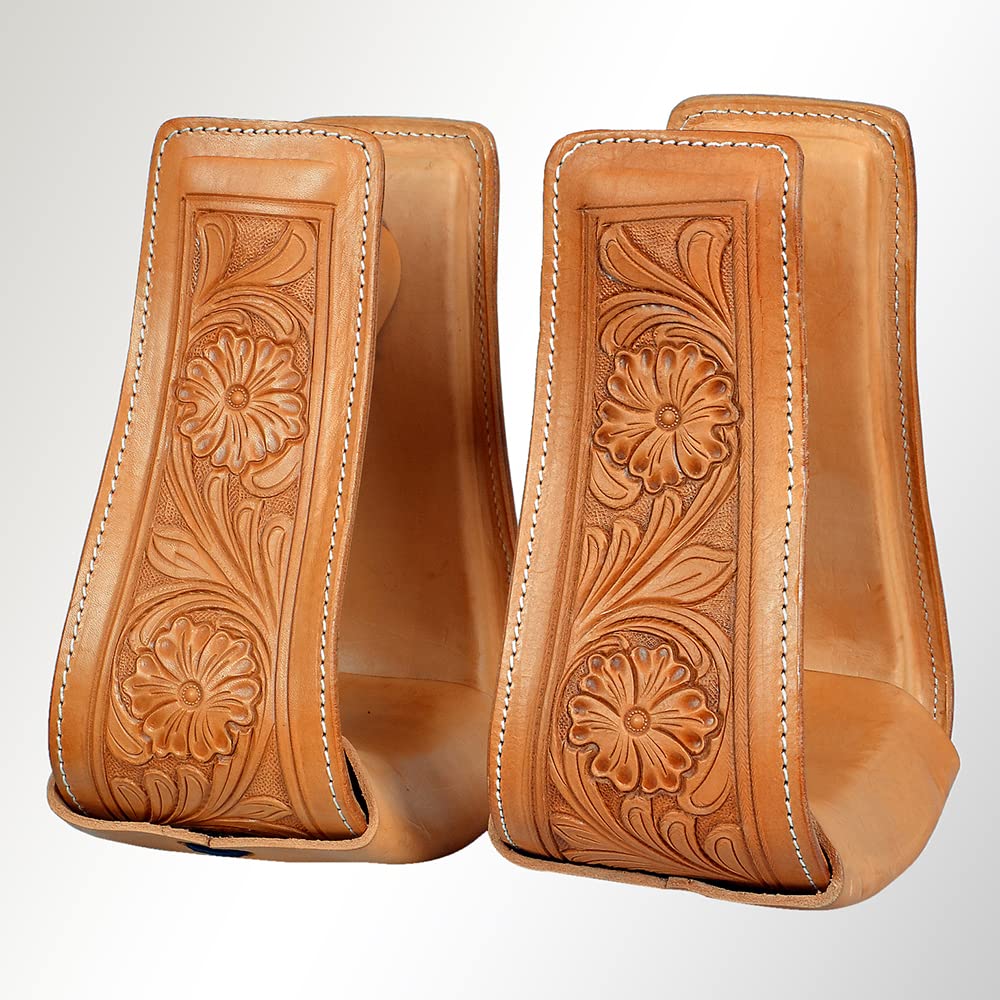 Tan Western Saddle Stirrup Leather D953