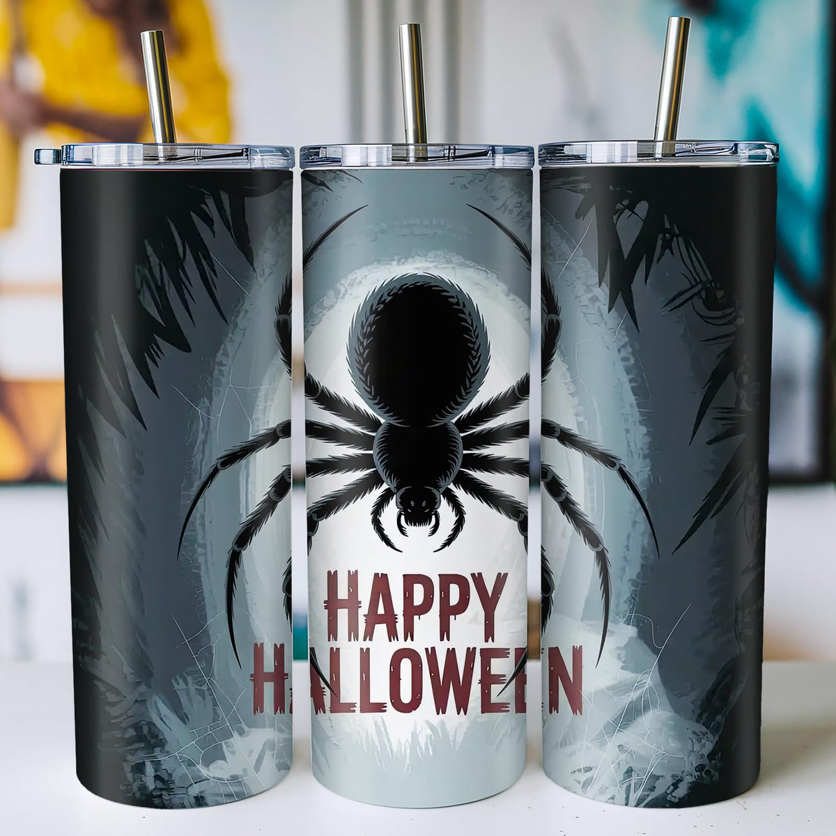 20oz Stainless Steel Insulated Tumbler with Lid & Straw O183