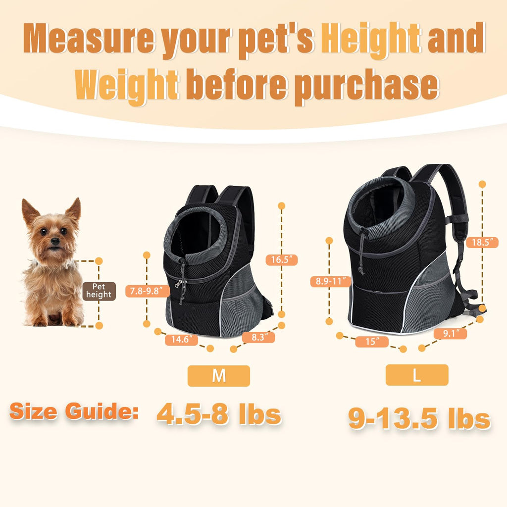 Adjustable Breathable Dog Carrier Backpack O45208