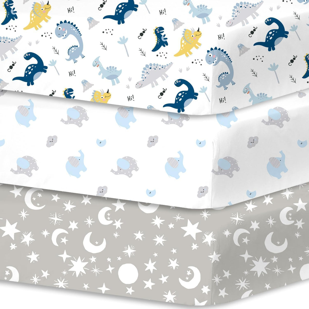 3 Pack Baby Crib Sheets P11650