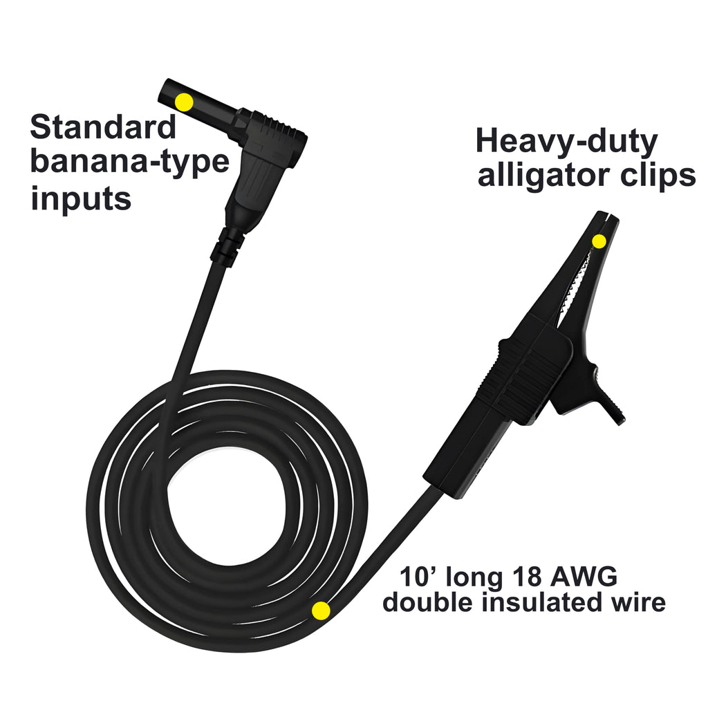 Heavy Duty Insulated Alligator Clips Test Leads Z55559