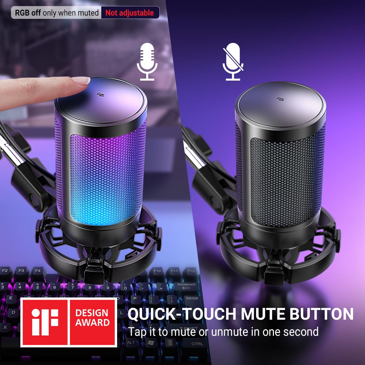 USB Gaming Microphone Kit T3060