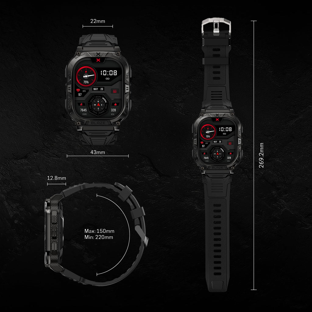 Rugged Smart Watch with GPS B8361