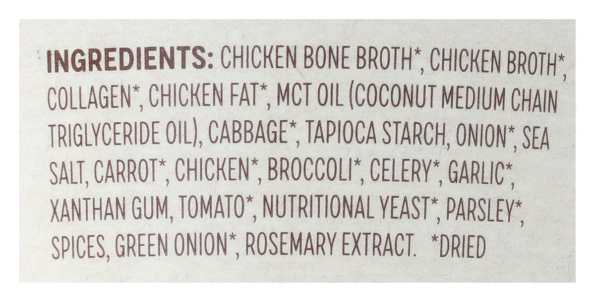 Chicken Vegetable Bone Broth Soup, 1.2 OZ O771253