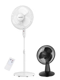 16'' Oscillating Pedestal Fan and 12-Inch Oscillating Table Fan N361