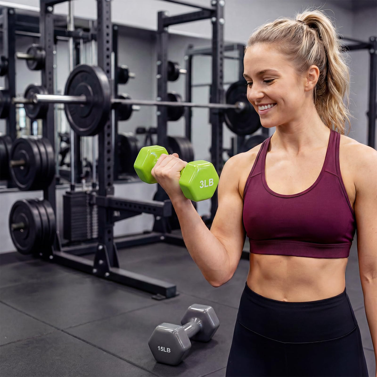 Neoprene Coated Dumbbell Set A7599