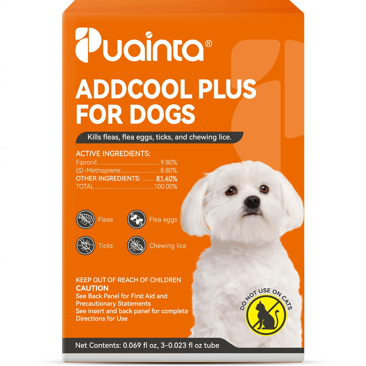 Flea and Tick Prevention for Small Dogs & Puppies, 3 Monthly Doses J851551