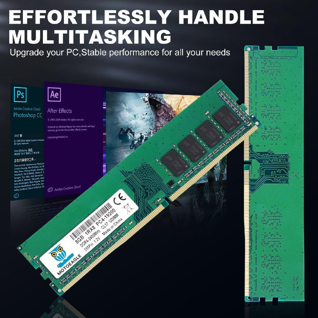 16GB DDR4 RAM 2x8GB 2400 MHz Non-ECC Desktop Memory KIT Z52195
