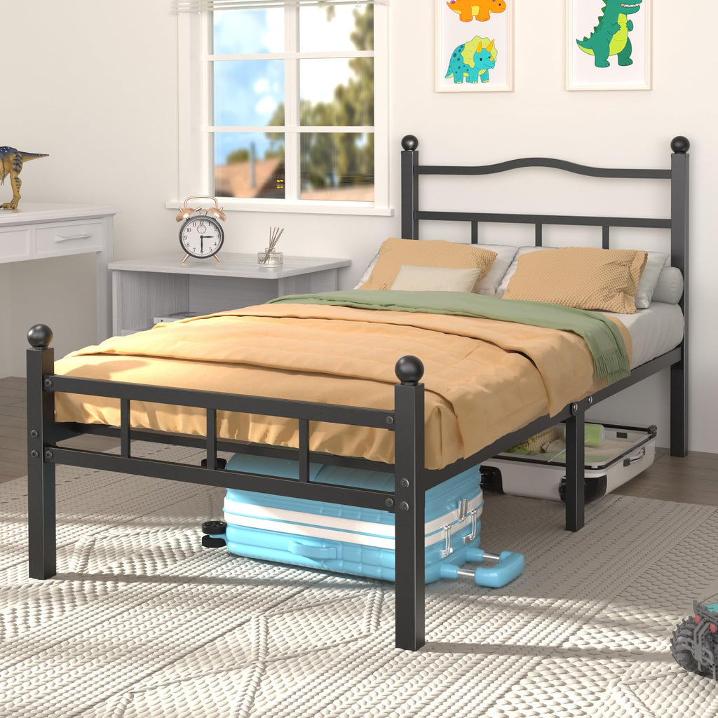 14 Inch Twin Bed Frame with Headboard and Footboard X2984