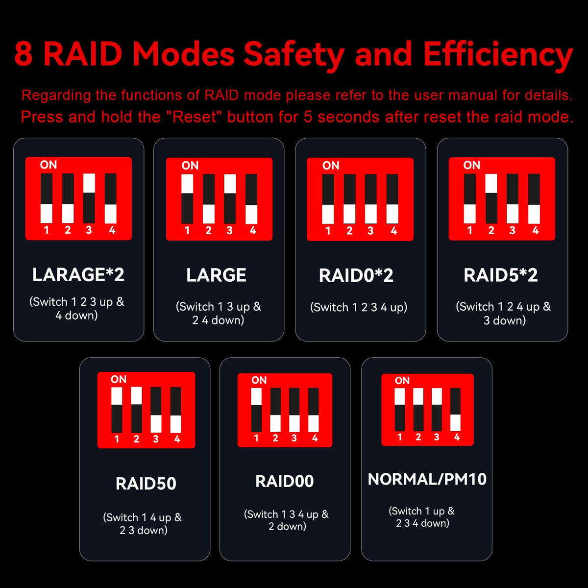 Aluminum 8 Bay Hard Drive RAID Enclosure with Cooling Fan Q37700
