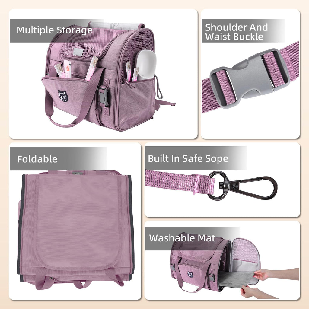 Expandable Large Cat Carrier Backpack F883237