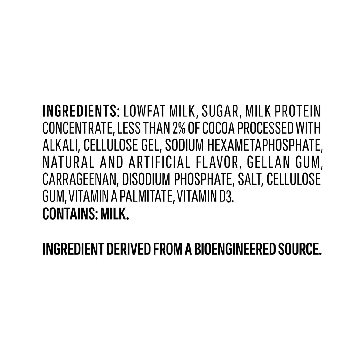 Chocolate Milk Drink 14 Fl Oz E8872