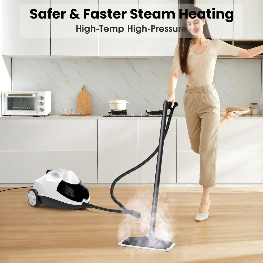 1.5L 6-in-1 Steam Cleaner with 8 Accessories L28563