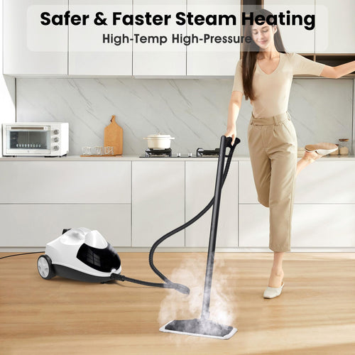 1.5L 6-in-1 Steam Cleaner with 8 Accessories L28563