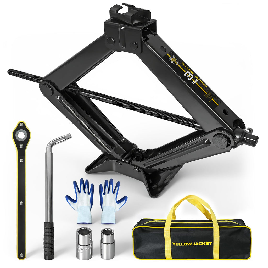 3 Ton Scissor Car Jack with Lug Wrench D9032