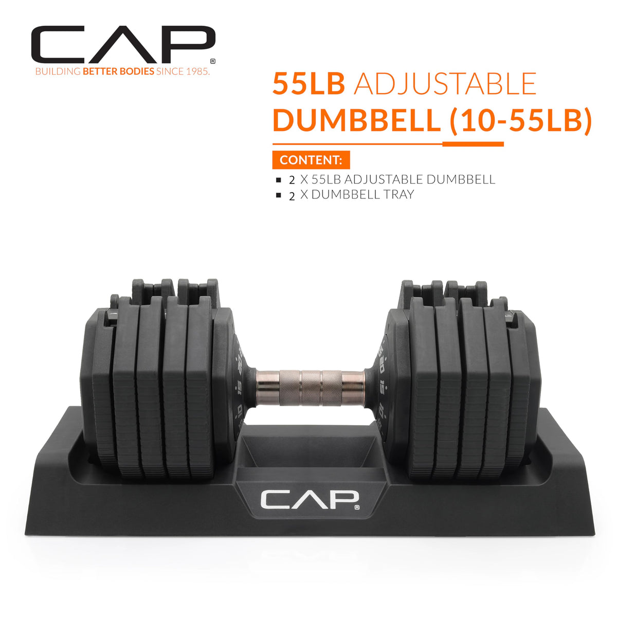 Adjustable Dumbbell Set 25 LB & 55 LB P842737
