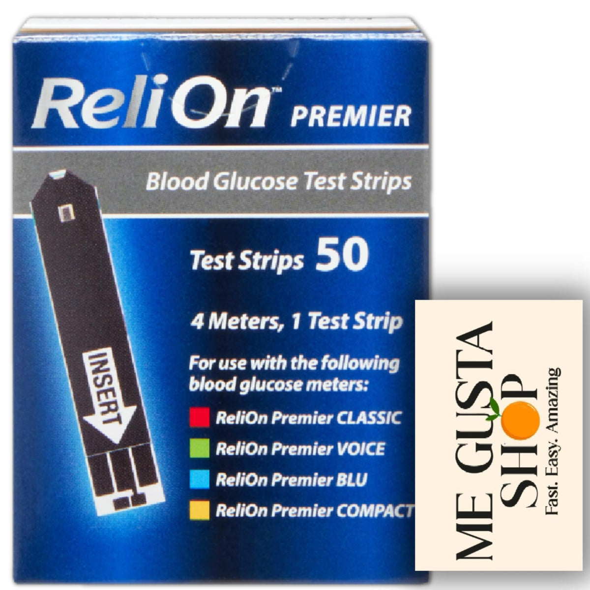 Blood Glucose Test Strips 50 Count I375