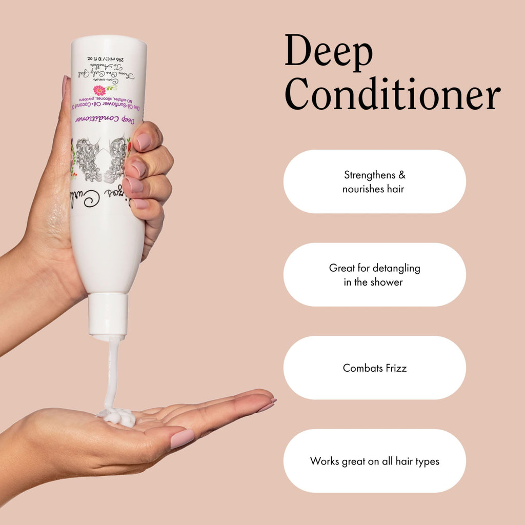 Deep Conditioner with Coconut Oil, Sunflower Oil & Shea Butter, 10 oz P3420