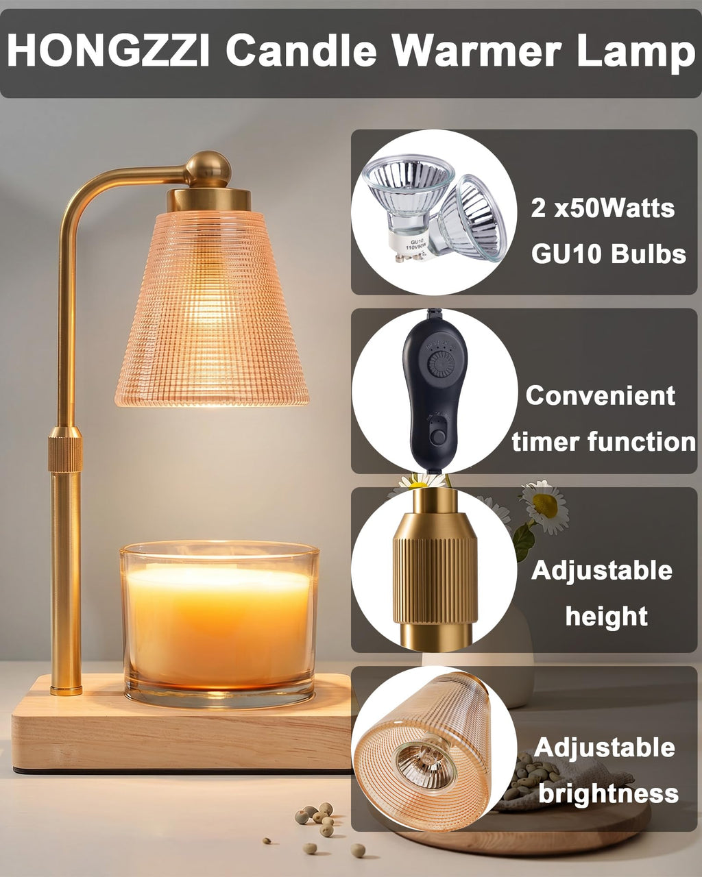 Candle Warmer Lamp with Timer W213