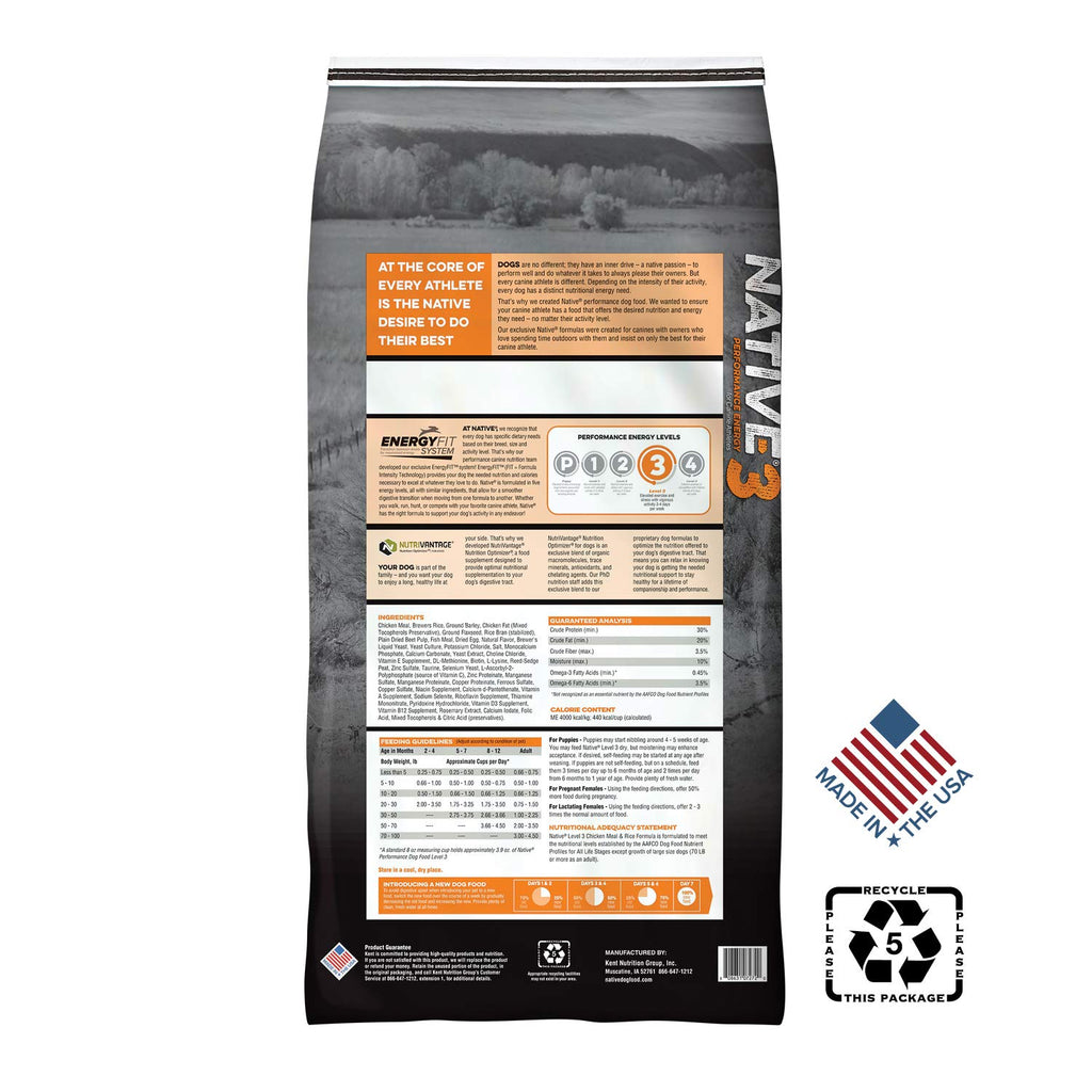 Chicken Meal And Rice Dog Food 40-Pound K600