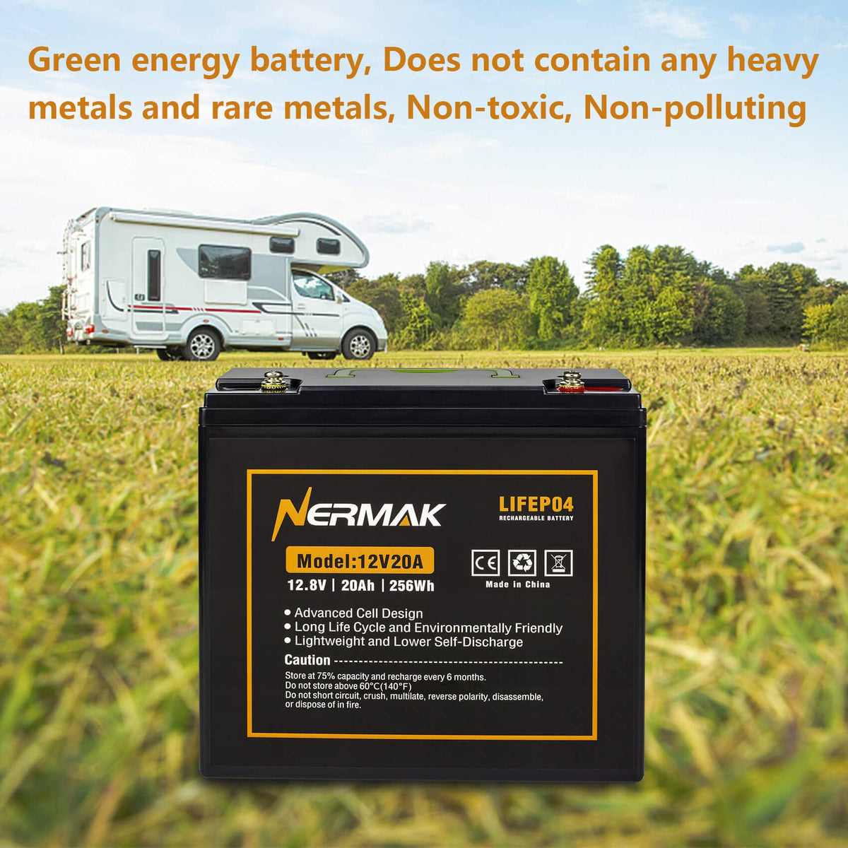 12V 20Ah Lithium LiFePO4 Deep Cycle Battery X545