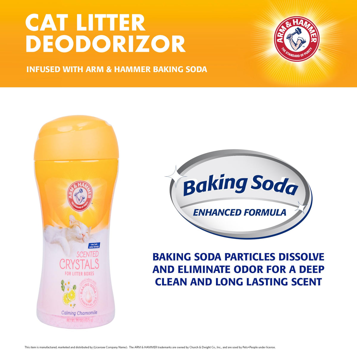 Calming Cat Litter Deodorizing Crystals Chamomile 15 Oz K189