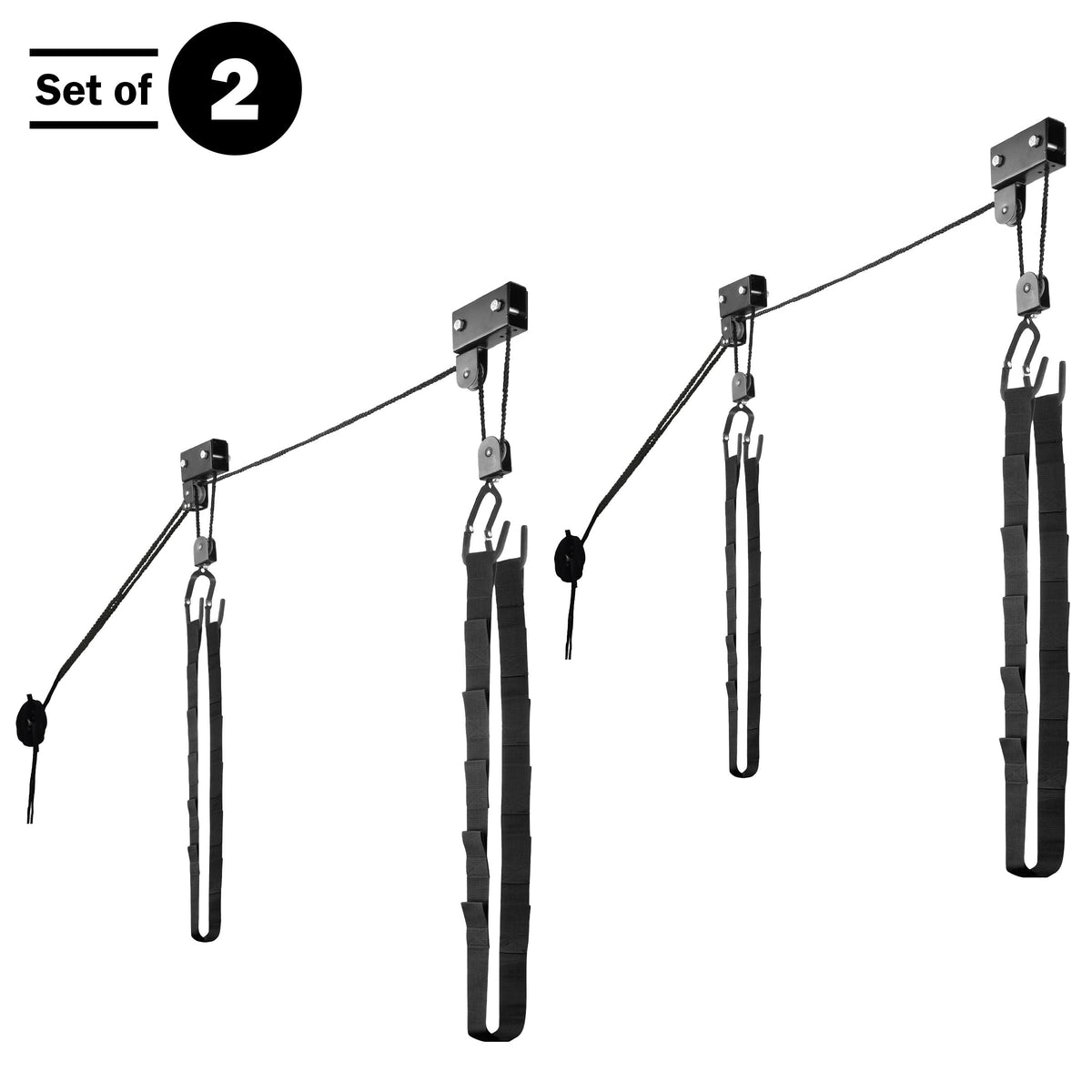 Kayak Hoist 2-Pack 125 lb Capacity Pulley System F30443