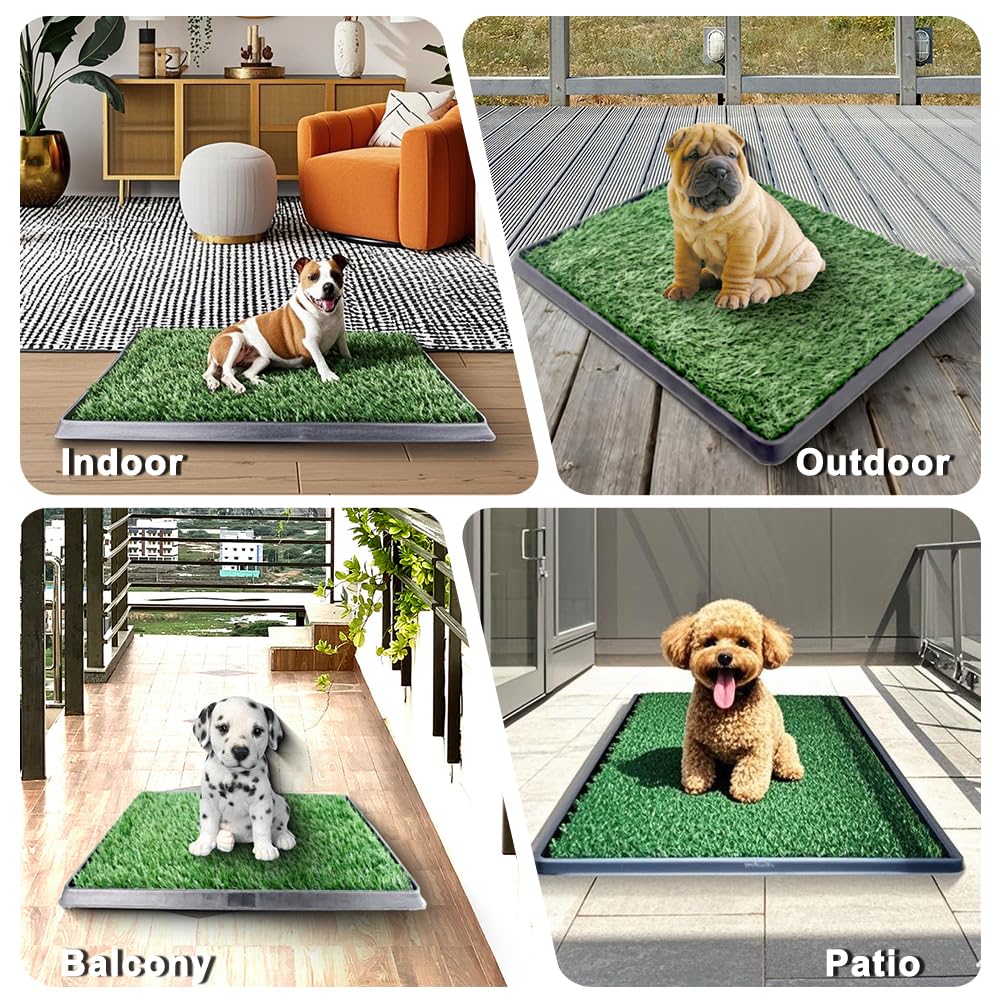 Artificial Turf Dog Grass Pad with Tray 30"X20" A8080