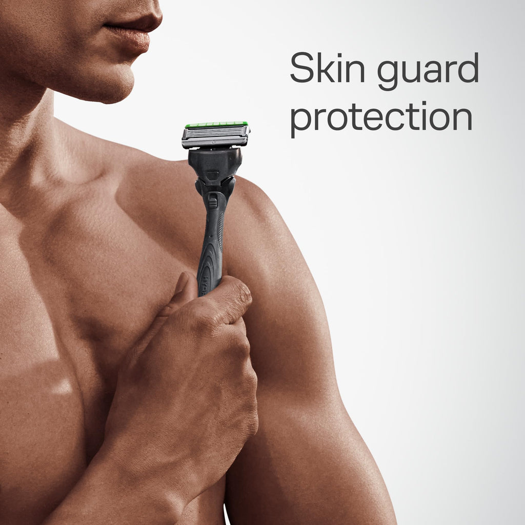 Sensitive 5-Blade Razors with 1 Handle & 3 Refills V44484
