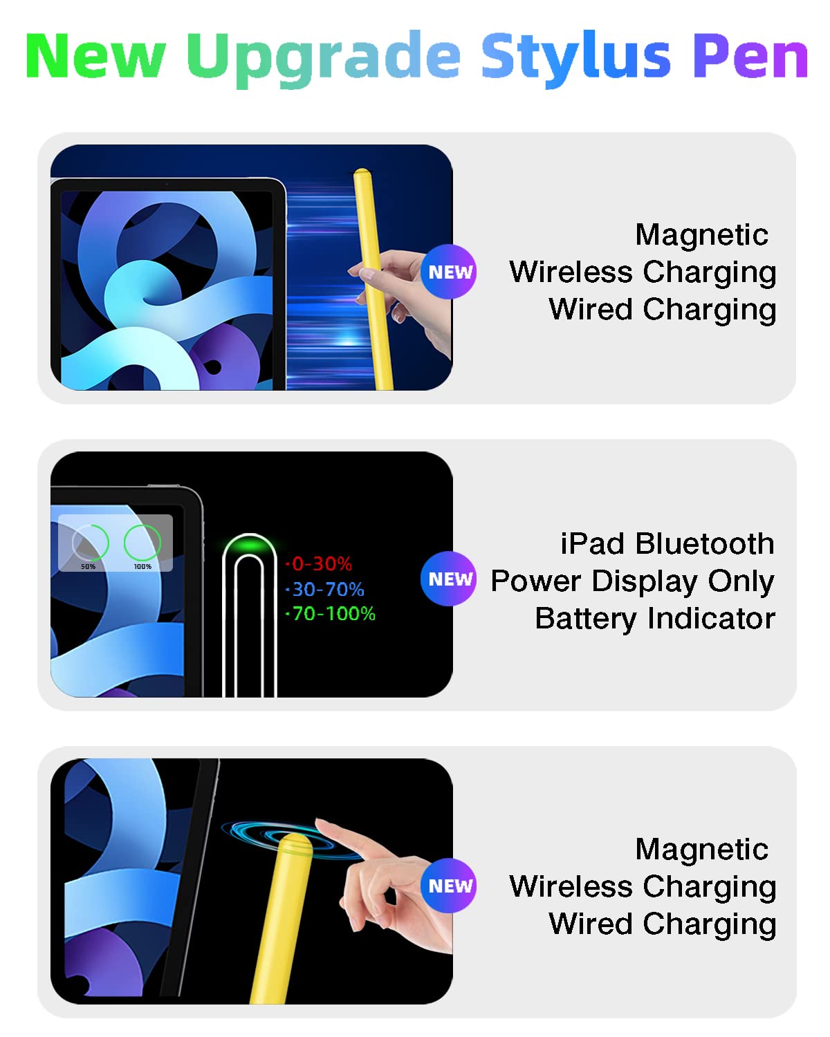 2nd Generation Magnetic Wireless Charging Stylus Pen Y56574