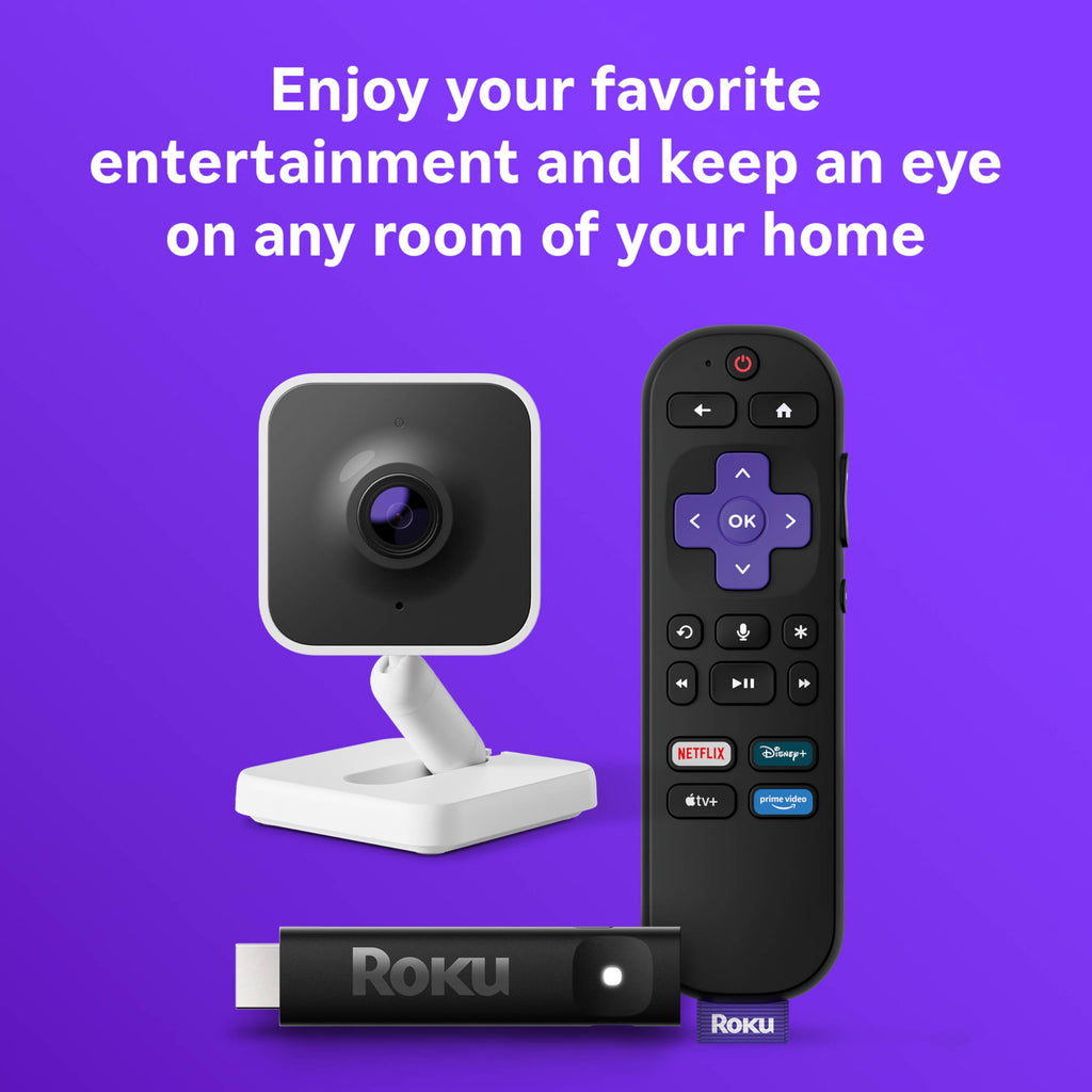 4K HDR TV Streaming Device with Voice Remote & 1080p HD Security Camera E16793