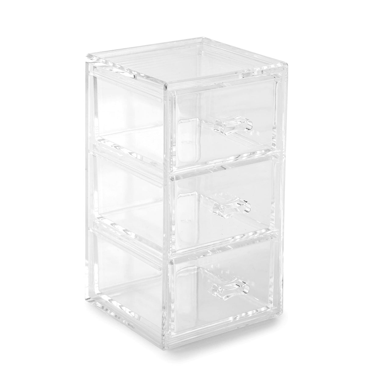 Clear Stackable 3-Drawer Acrylic Organizer A1697