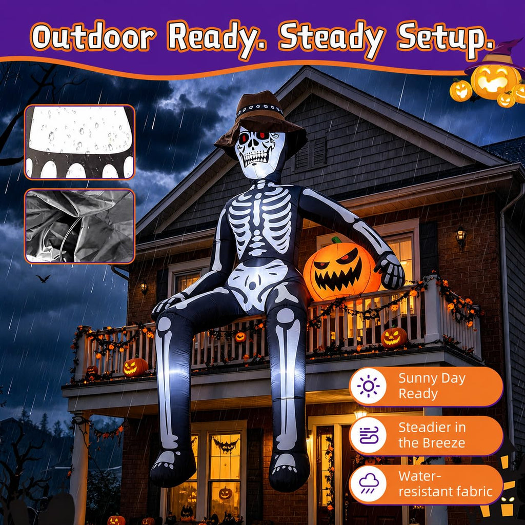 10FT Halloween Inflatable Skeleton S35394